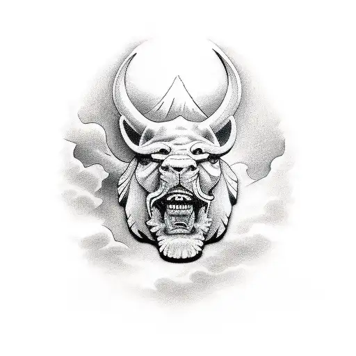 noah's ark with someone trying to get on it  tattoo design idea