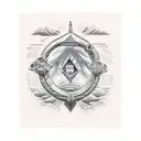 I see the ark of noah I and i drown in the sea of repentance. tattoo design idea