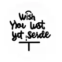 headstone that says "wish you were here" tattoo design idea