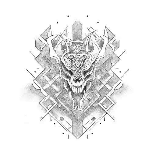 jormungander tattoo design idea