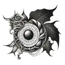 rich and risk taker tattoo design idea