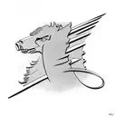 1966 ford mustang side profile faced with a 1955 chevy side profile with cancer ribbon underneath both  tattoo design idea