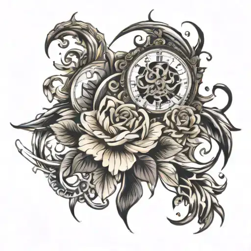 running a mile in under 5 minutes tattoo design idea