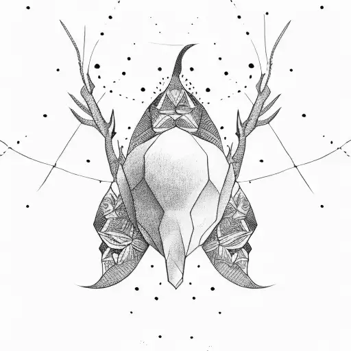 mango minimalist  tattoo design idea