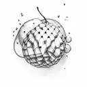 mango minimalist  tattoo design idea