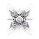 fine line microrrealism mathematics tattoo design idea