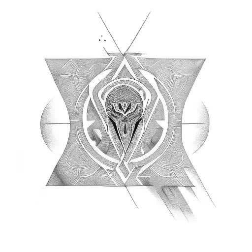 tribal croatian tattoo design idea