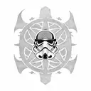 Star Wars Vikings V for Vendetta  tattoo design idea