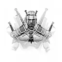 The Witcher tattoo design idea