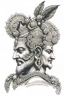 brahma vishu mahesh tattoo design idea