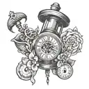 time heals all wounds tattoo design idea
