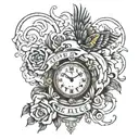 time heals all wounds tattoo design idea