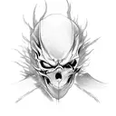 ghost rider tattoo design idea