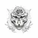 money over everything  tattoo design idea