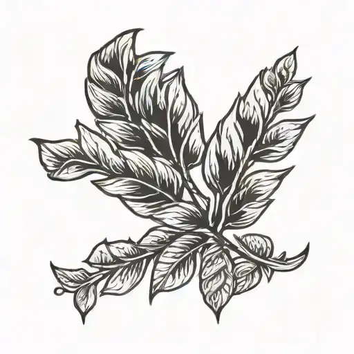 laurel wreath   tattoo design idea