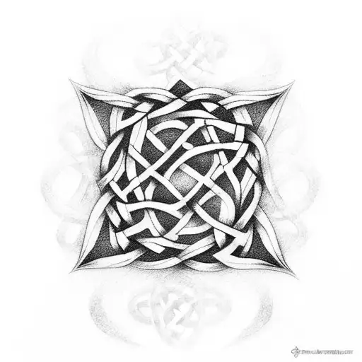 celtic knot tattoo design idea