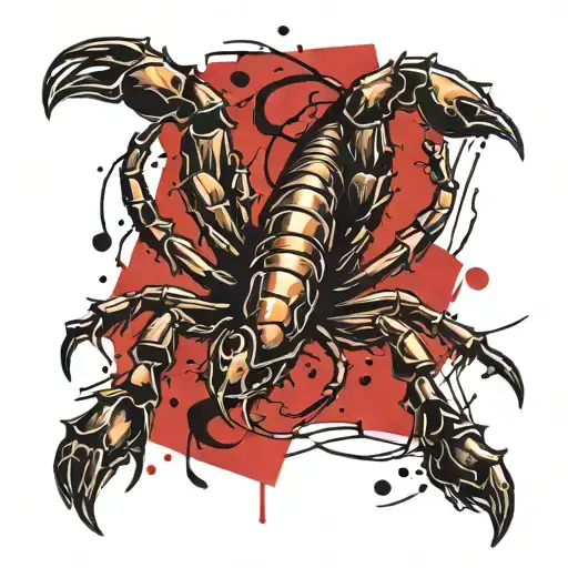 mean scorpion tattoo design tattoo design idea