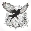Icarus and Daedalus tattoo design idea