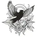 Icarus and Daedalus tattoo design idea