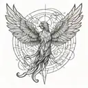 Icarus and Daedalus tattoo design idea