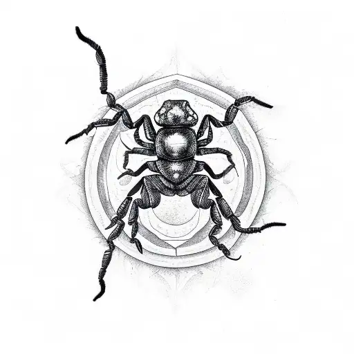 Scorpion with 2003 under it tattoo design idea