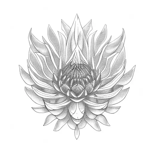 protea armband  tattoo design idea