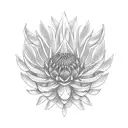 protea armband  tattoo design idea