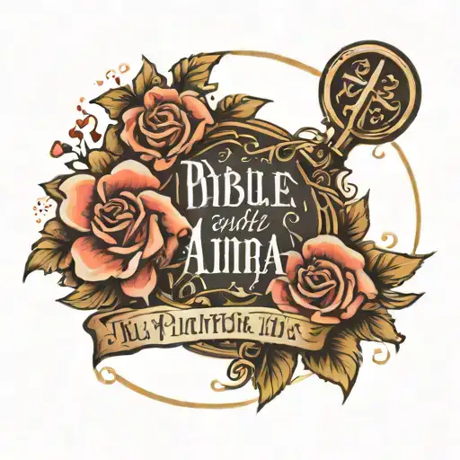 bible verse Philippians 4:13 tattoo design idea