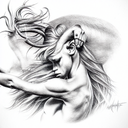 centaur tattoo design idea