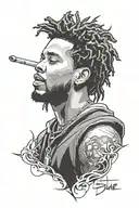 love yourz j cole tattoo design idea