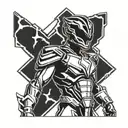 power ranger tattoo design idea
