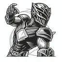 power ranger tattoo design idea