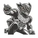 power ranger tattoo design idea