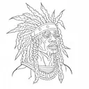 Chief keef glo gang 3hunna tattoo design idea