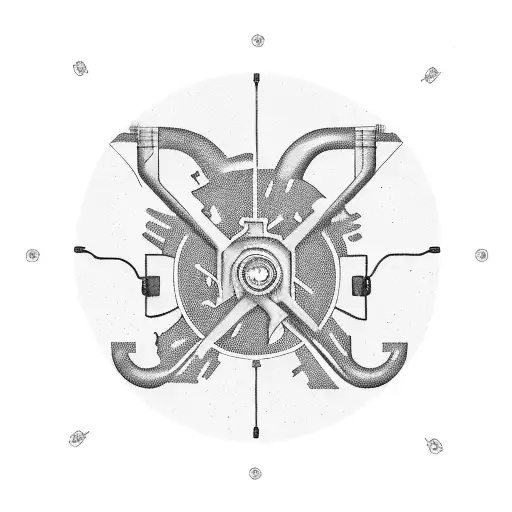 Wrench & Hammer; Big Rig Steering Wheel; BBQ Pit; Laptop Circuit; May 26, 1956 - August 1, 2023; "Foster."; tattoo design idea