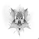 bdsm submissive tattoo design idea