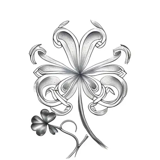 a shamrock tattoo design idea