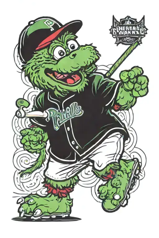 phillie phanatic tattoo design idea
