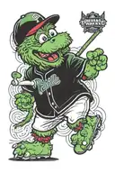 phillie phanatic tattoo design idea