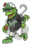 phillie phanatic tattoo design idea