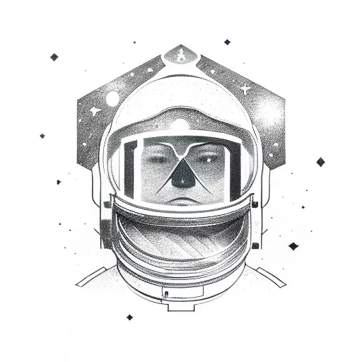 astronaut trippy drawing ideas