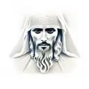 Jesus tattoo design idea