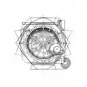 steampunk  tattoo design idea