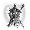 darksouls bonfire tattoo design idea