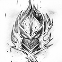 darksouls bonfire tattoo design idea