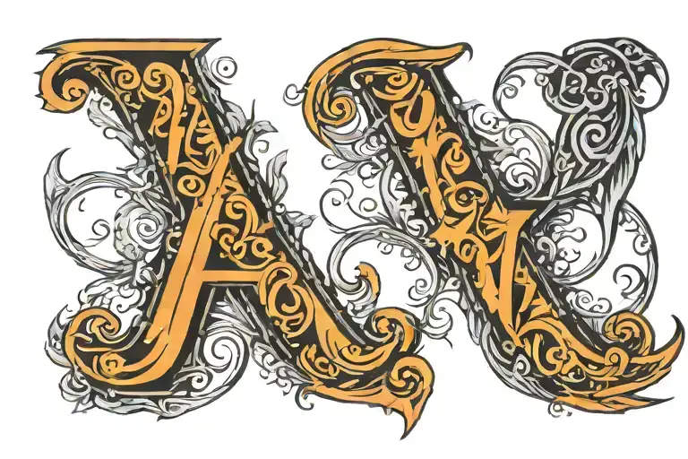 roman numbers 1974 and 1976 written tattoo design idea