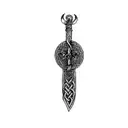 a viking sword tattoo design idea