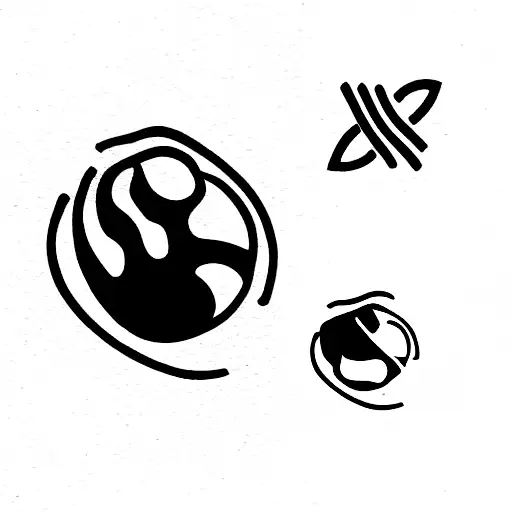 Handball tattoo design idea