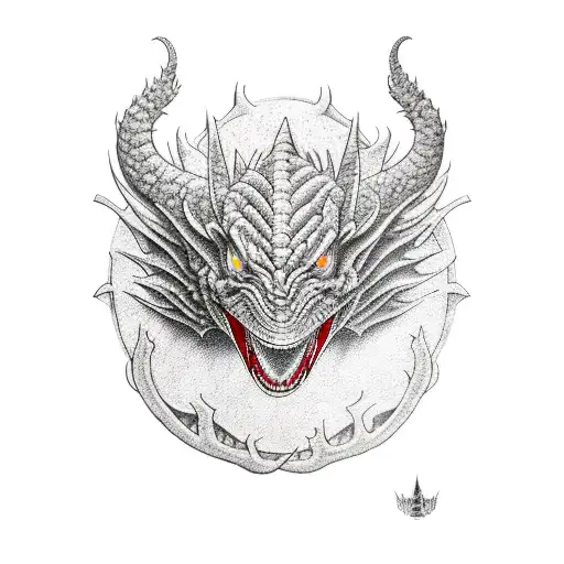 kaiju collage  tattoo design idea