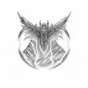 Godzilla, mothra, ghidorah tattoo design idea